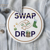 デコレーションスワップアウトクリスマスサンキューギフトラベル 缶バッジ (インサイチュ)