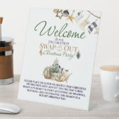 デコレーションスワップアウトクリスマスパーティーサイン 台座サイン (インサイチュ)