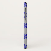 デコレーションブルーデザイン Case-Mate iPhoneケース (裏面/左)