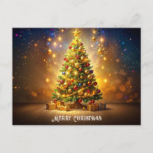 デコレーション済みクリスマスツリー