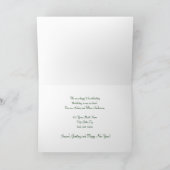 デコレーション,新しい住所のクリスマスカード シーズンカード (内部)