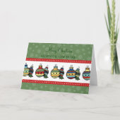 デコレーション，新しい住所のクリスマスカード シーズンカード (正面)