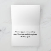 デコレータカニクリスマスカード シーズンカード (内部)