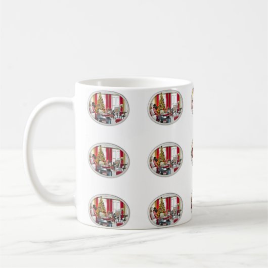 デコレーター・マグ コーヒーマグカップ (左)