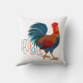 デコロレスカーシロカラフルロスター クッション (裏面)