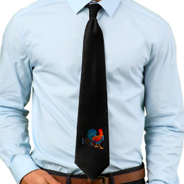 デコロレスカーシロカラフルロスター ネクタイ