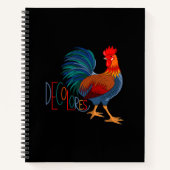 デコロレスカーシロカラフルロスター ノートブック (正面)