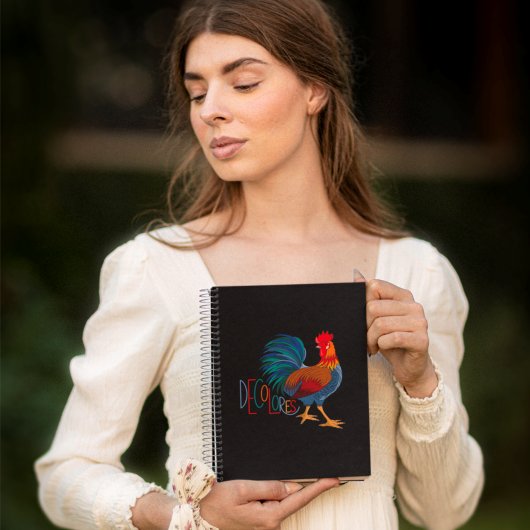 デコロレスカーシロカラフルロスター ノートブック