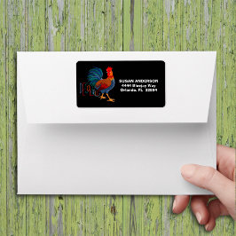 デコロレスカーシロカラフルロスター ラベル