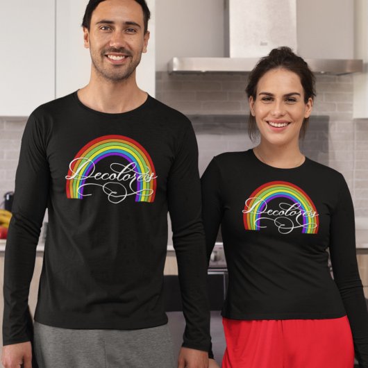 デコロレスカーシロレインボー信仰 Tシャツ