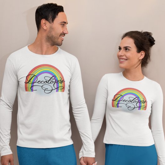 デコロレスカーシロレインボー信仰 Tシャツ