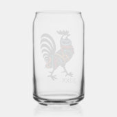 デコロレスカーシロロースターブラックシルエット ガラス缶 (裏面)