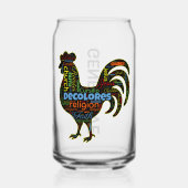 デコロレスカーシロロースターワードクラウド ガラス缶 (正面)