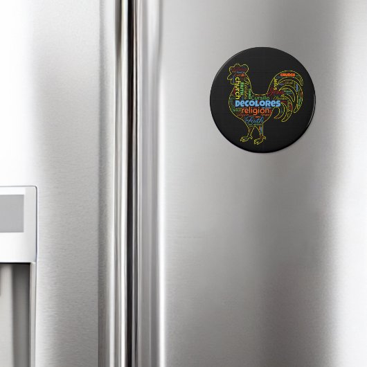 デコロレスカーシロロースターワードクラウド マグネット