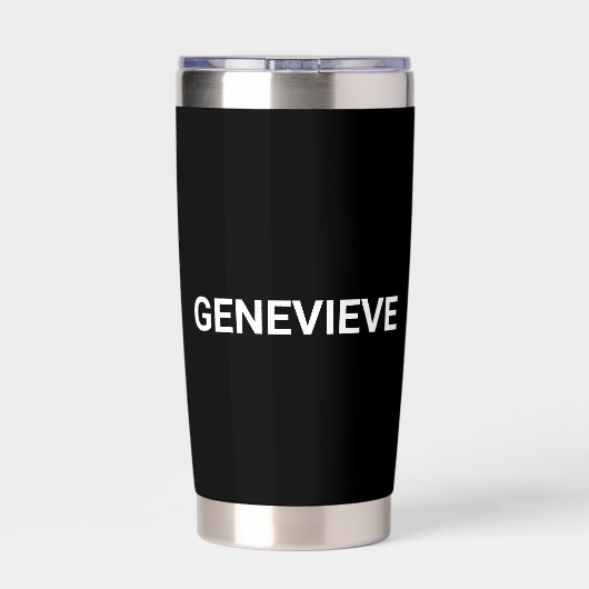 デコロレスカーシロロースターワードクラウド 保温保冷タンブラー (背面)