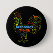 デコロレスカーシロロースターワードクラウド 缶バッジ (正面)