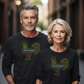 デコロレスカーシロロースターワードクラウド Tシャツ