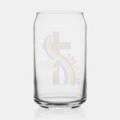 デコロレスカーシロ虹と十字架と平和の道 ガラス缶 (裏面)