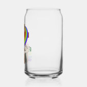 デコロレスカーシロ虹と十字架と平和の道 ガラス缶 (左)