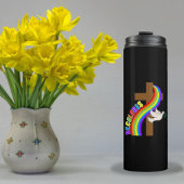 デコロレスカーシロ虹と十字架と平和の道 タンブラー