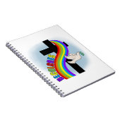 デコロレスカーシロ虹と十字架と平和の道 ノートブック (右側)