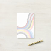 デコンストラクト虹-垂直 ポストイット (デスク上)