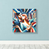 デコント キャンバスプリント (インサイチュ (ウッドフロア))