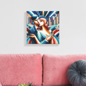 デコント キャンバスプリント (インサイチュ (リビング))