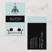 デコースタイリッシュルインテリア設計者 名刺 (正面/裏面)