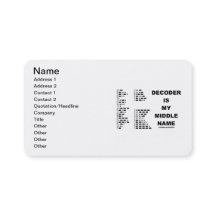 デコーダーはです私のミドルネーム(モールス符号)