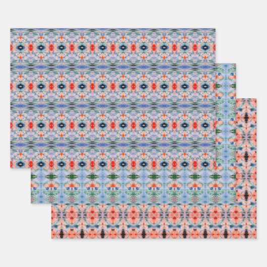 デコーダ及びシファンシーートパターン(の模様が)ある紙 ラッピングペーパーシート (セット)