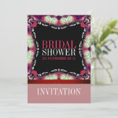 デコーモダンルスタイルブライダルシャワーパーティの招待状 招待状 (スタンド正面)