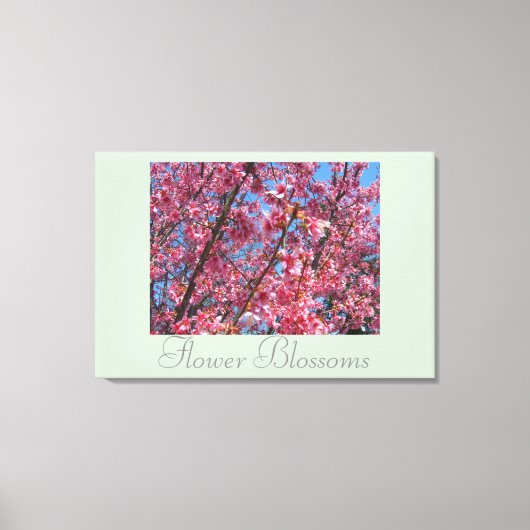 デコールの絵花花花クリケットダイアン キャンバスプリント (正面)