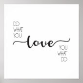 デコールアートを好きなことをするモダン。 ポスター (正面)