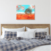 デコールキャンバスのプリントをオリジナル・アートから戻す キャンバスプリント (インサイチュ (寝室))