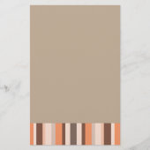 デコールストライプの数 便箋 (正面)