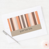 デコールストライプの数 長方形シール (封筒)