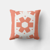 デコールフラワー幾何学模様 クッション (裏面)