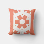 デコールフラワー幾何学模様 クッション (正面)