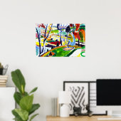 デコールプラット抽象芸術アートポスター ポスター (ホームオフィス)