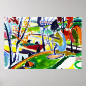 デコールプラット抽象芸術アートポスター ポスター (正面)