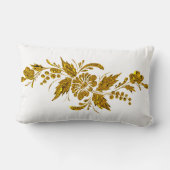 デコール派ミュスターミットブルーメンウントブレット ランバークッション (裏面)