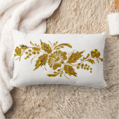 デコール派ミュスターミットブルーメンウントブレット ランバークッション (ブランケット)