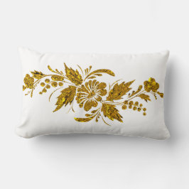 デコール派ミュスターミットブルーメンウントブレット ランバークッション