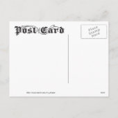 デコ女性ファンシークリスマスはがき シーズンポストカード (裏面)