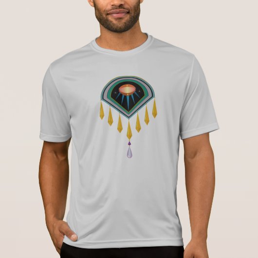 デコ宇宙エッグスポーツテックシャツ Tシャツ (正面)
