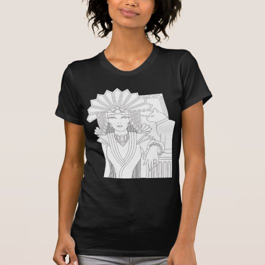 デコ巫女 Tシャツ (正面)