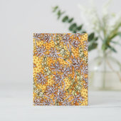 デコ新しいフラワーアンドレース ポストカード (スタンド正面)