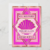 デコ特別な機会の招待状 招待状 (正面)