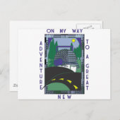 デコ素晴らしニューアドベンチャー ポストカード (正面/裏面)